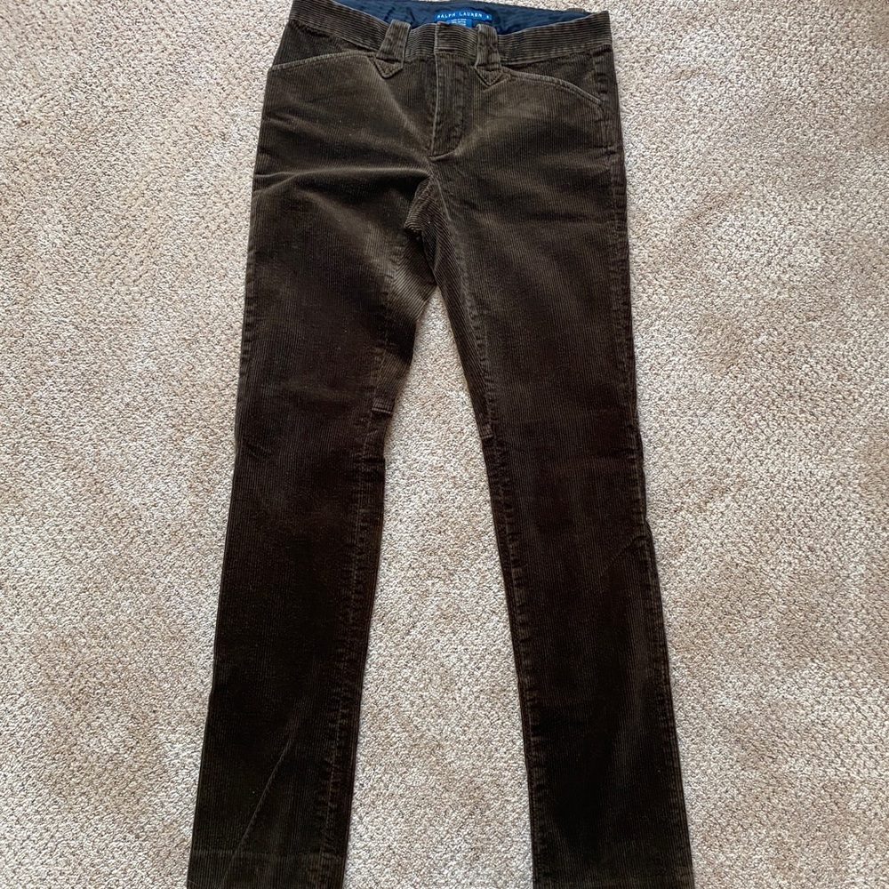Dark brown. Ralph Lauren Chorda. Boot cut